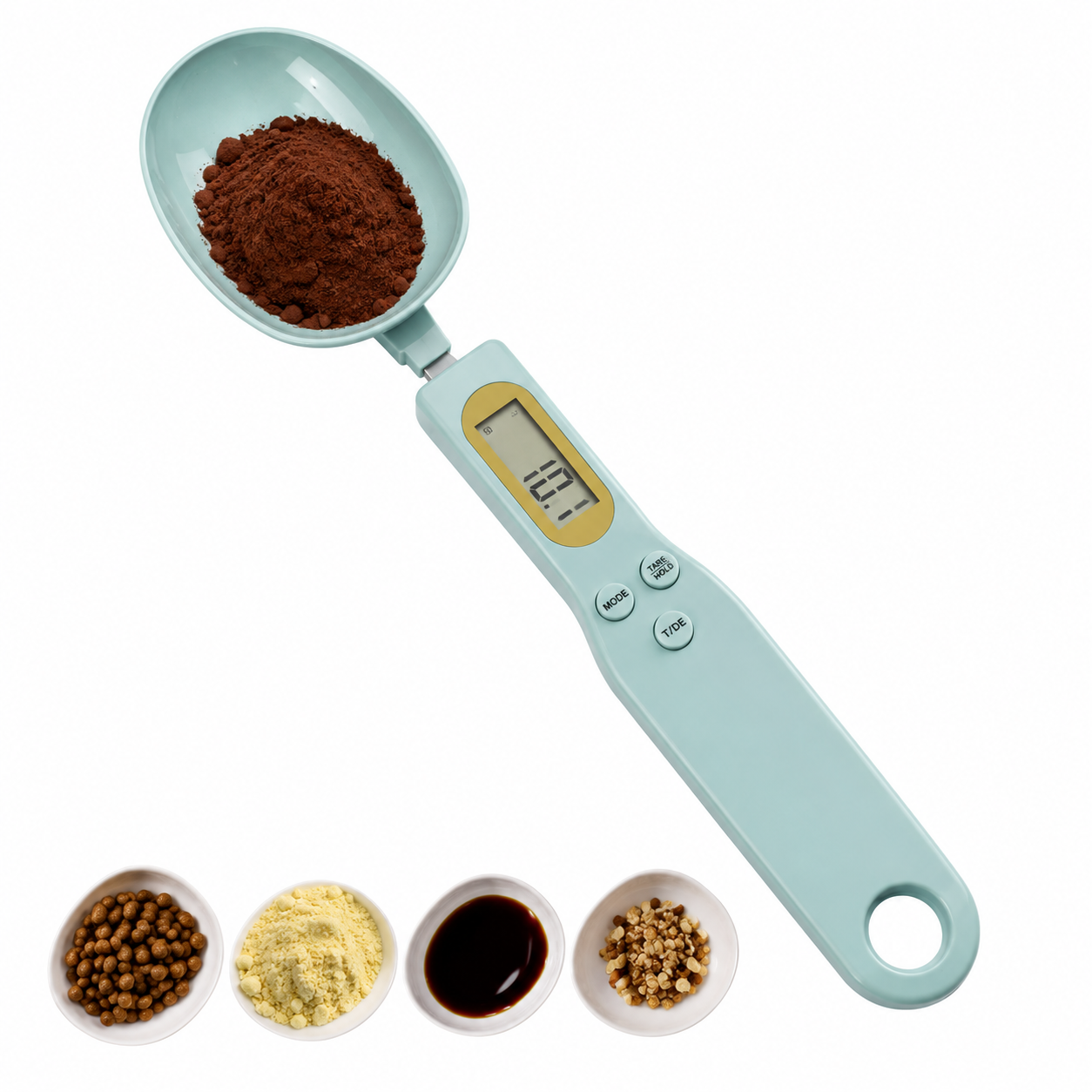 Cuchara Medidora Digital con Pantalla LCD de 0.1-500g
